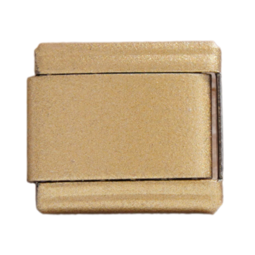 Matte Gold Plain Charm
