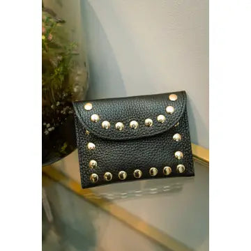 Studded Leather Wallet