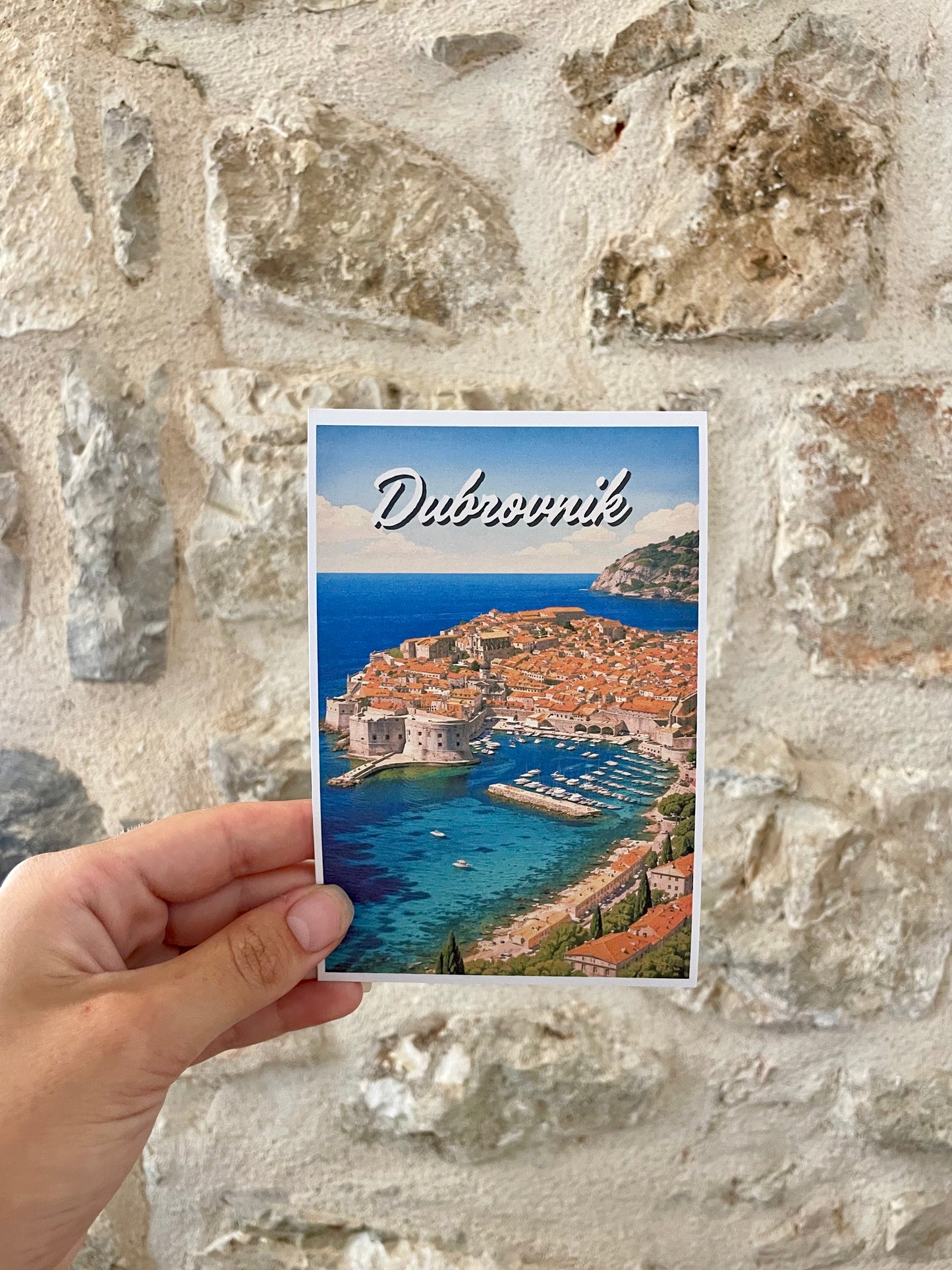 Dubrovnik Town Art Print