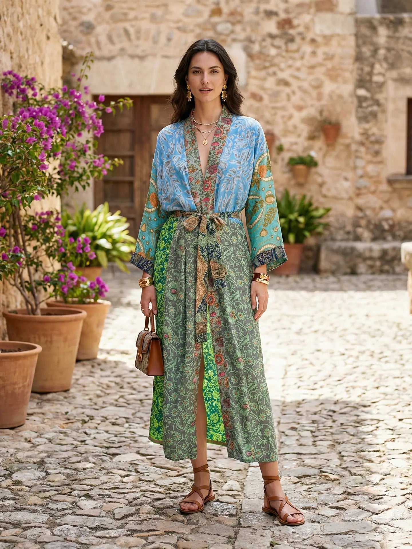 Long Patch Kimono