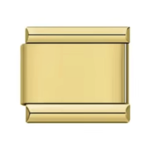 Shiny Gold Plain Charm