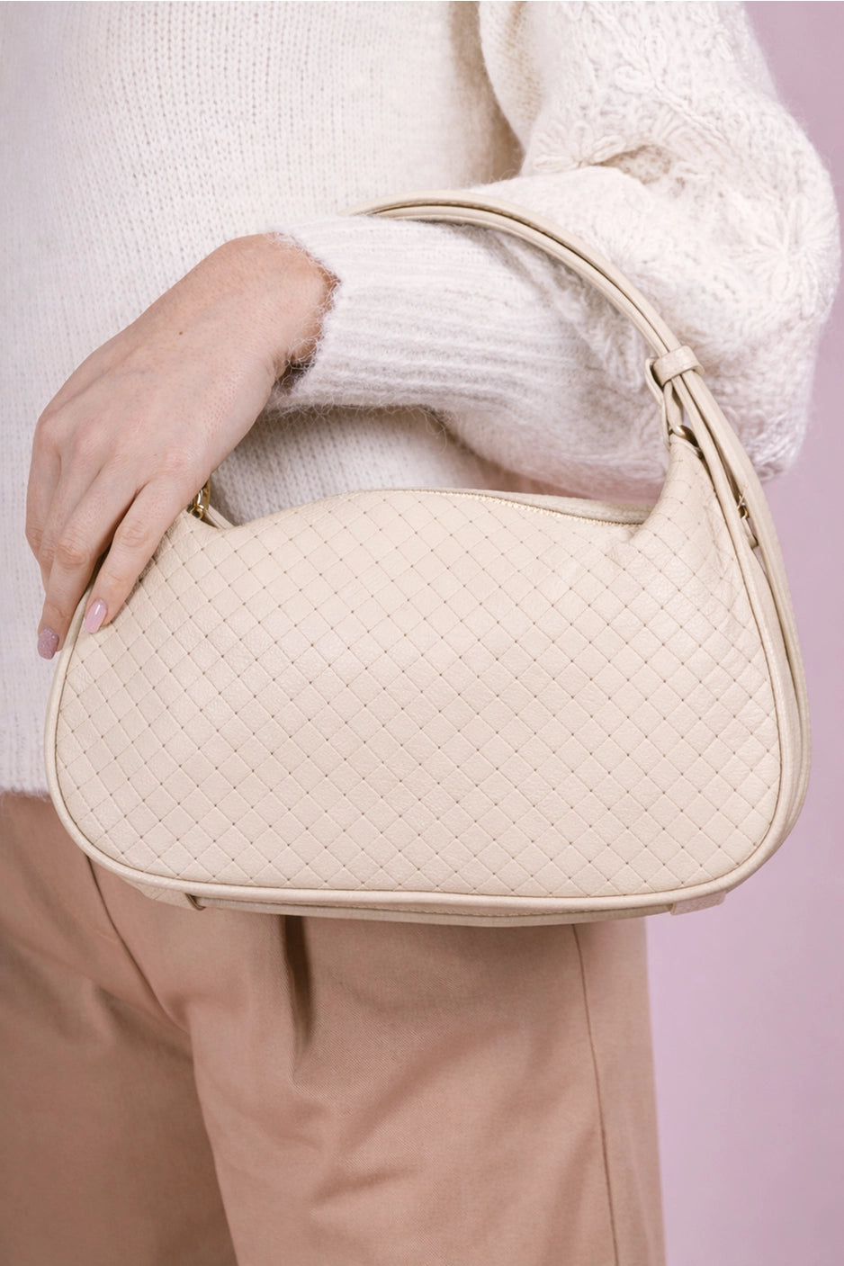 Leather Woven Bag