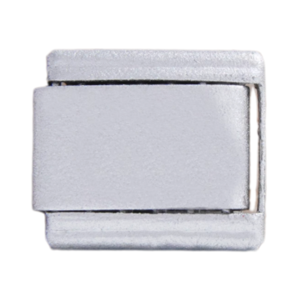 Matte Silver Plain Charm