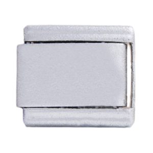 Matte Silver Plain Charm