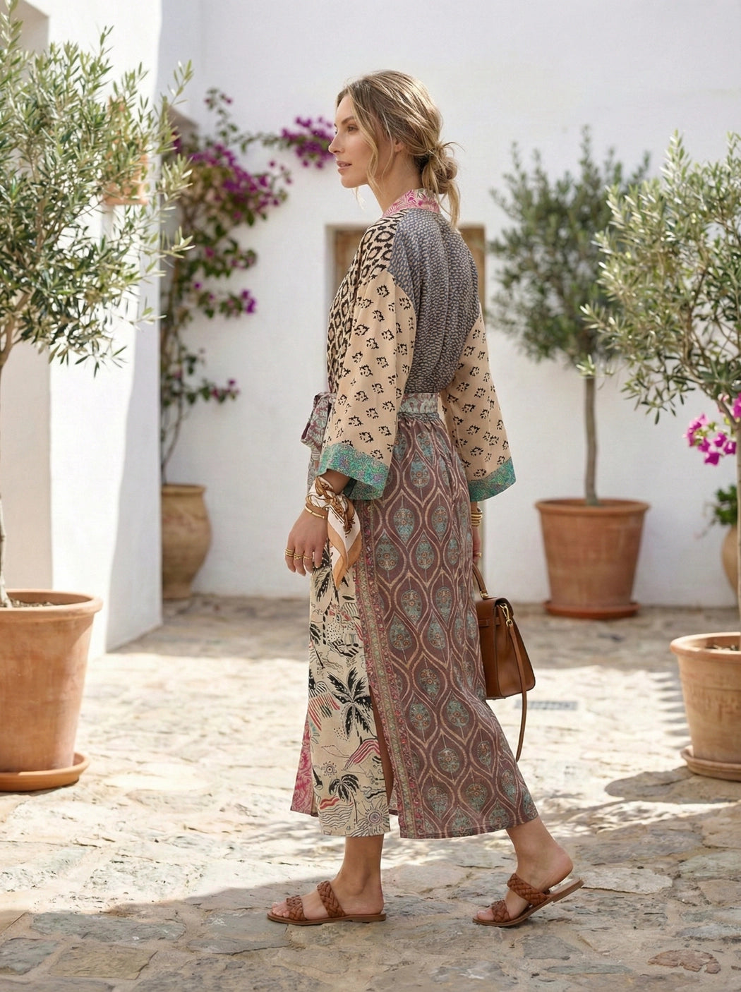 Long Patch Kimono