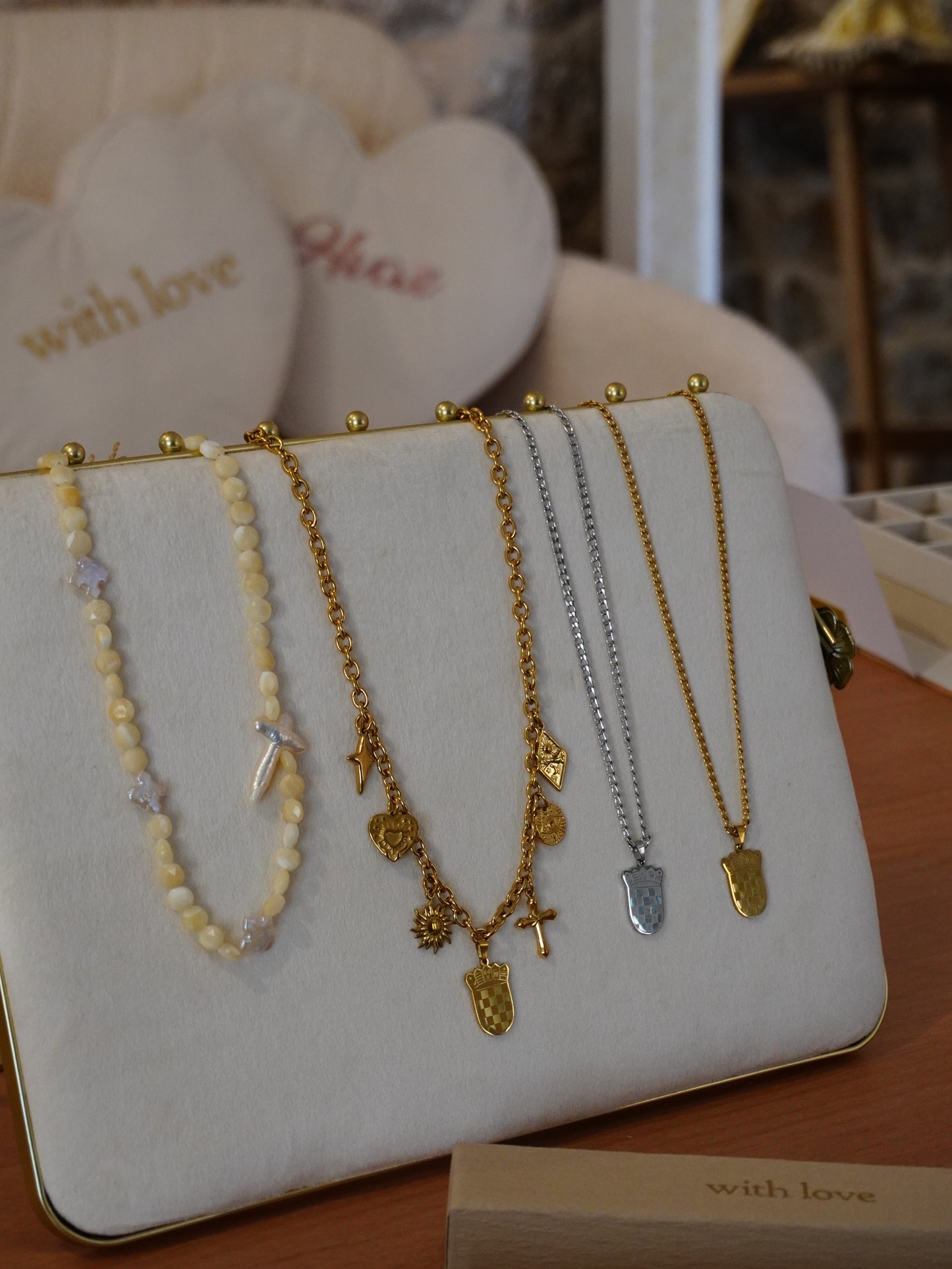 Grb Charm Necklace Gold - PREORDER