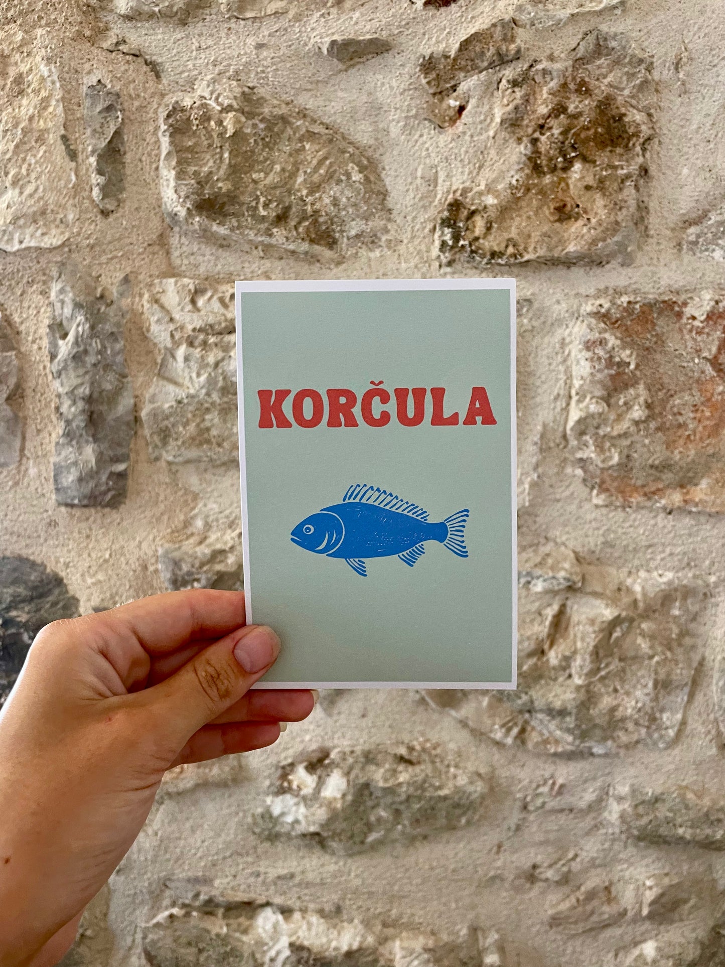 Korčula Art Print