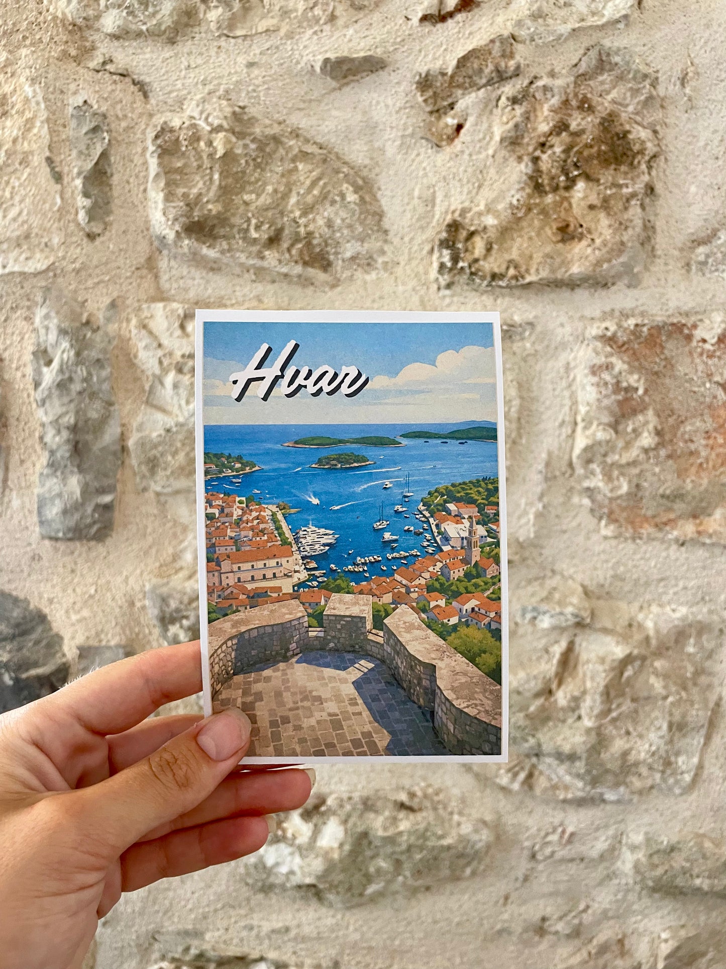 Hvar Town Art Print