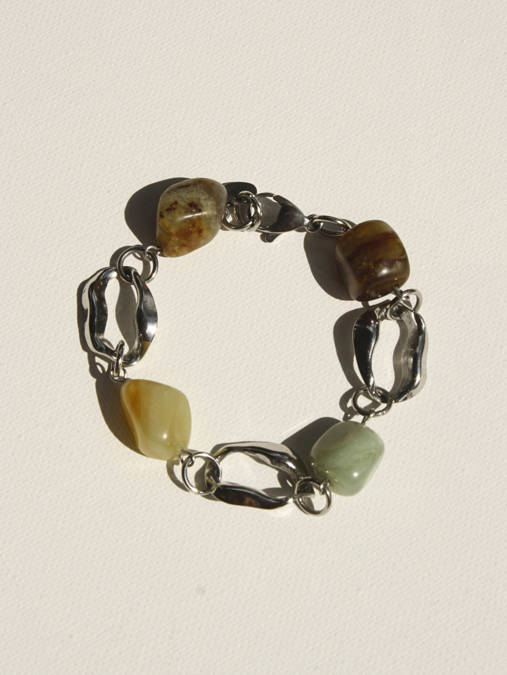 Jade Bracelet Silver