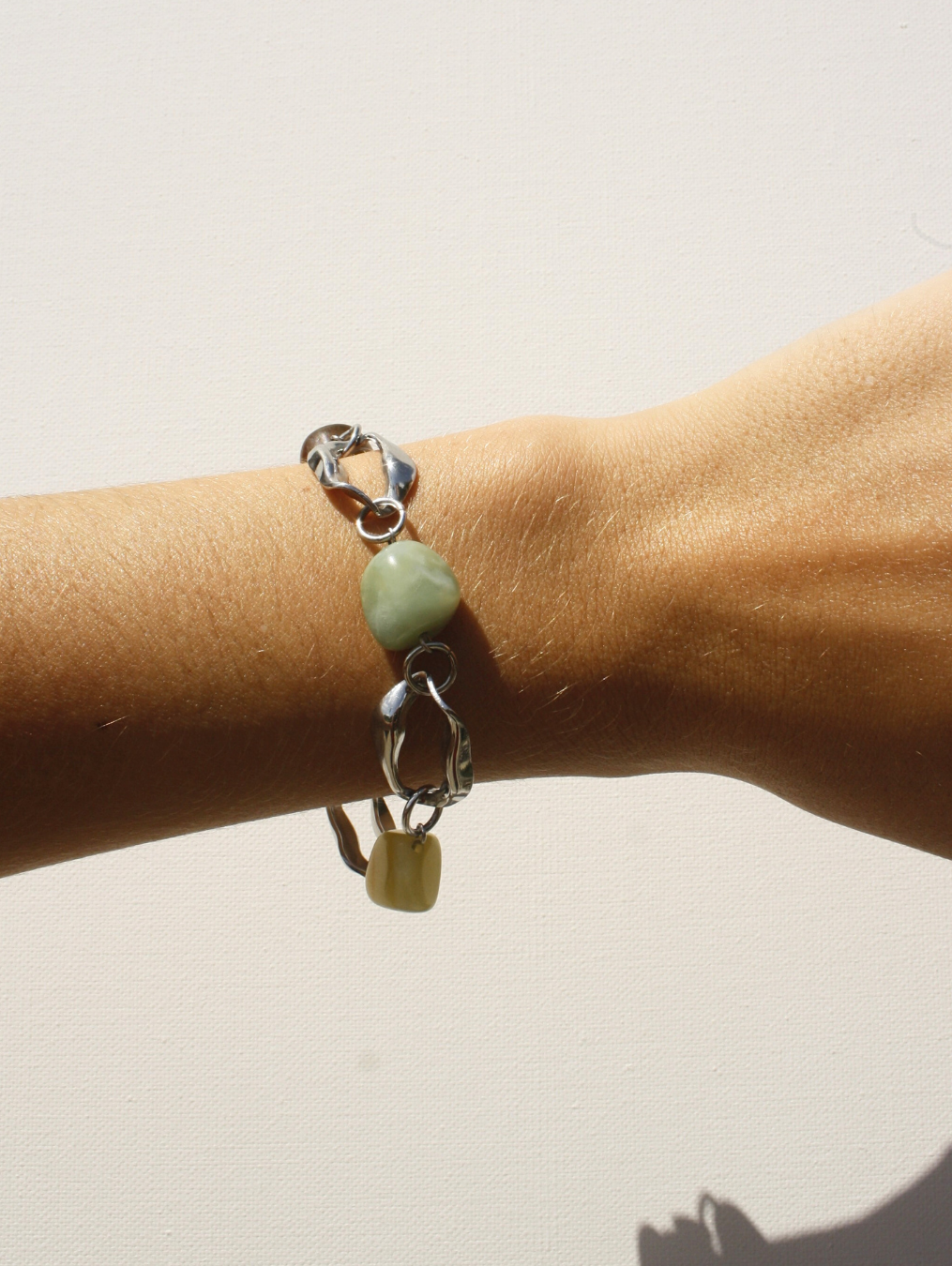 Jade Bracelet Silver