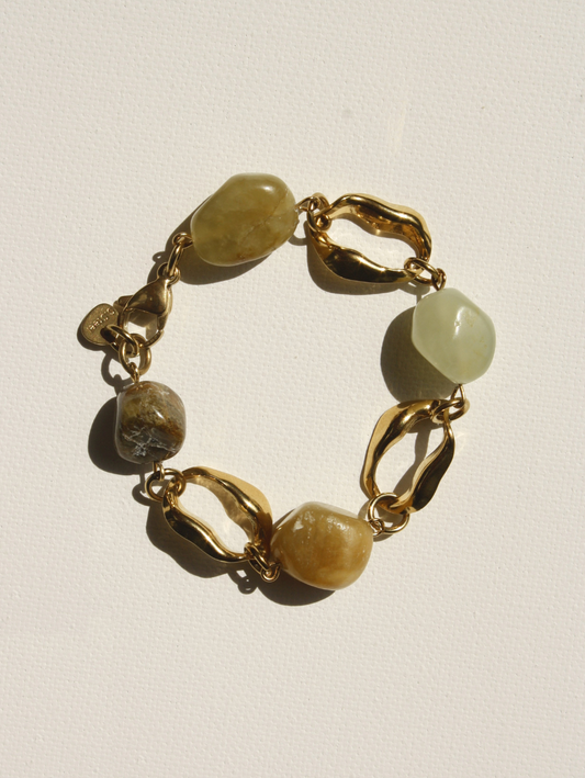 Jade Bracelet Gold