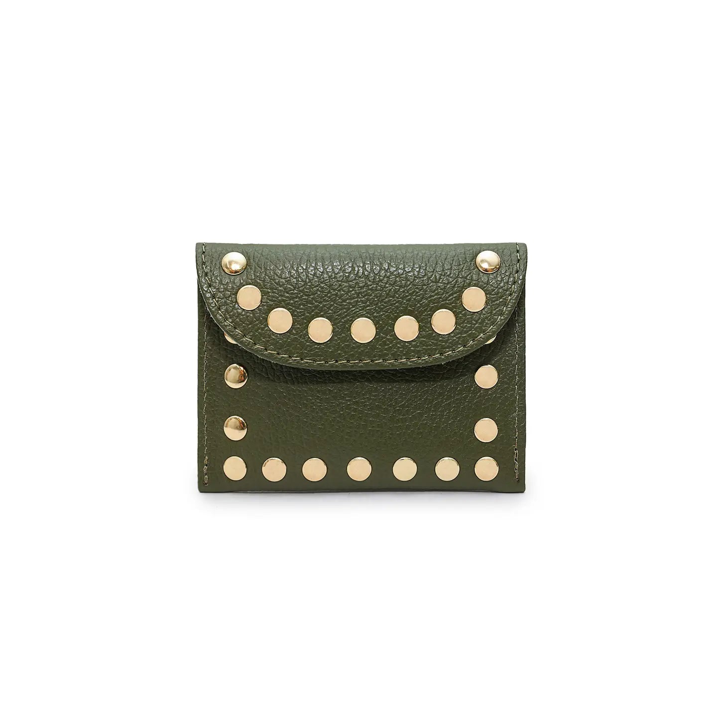Studded Leather Wallet