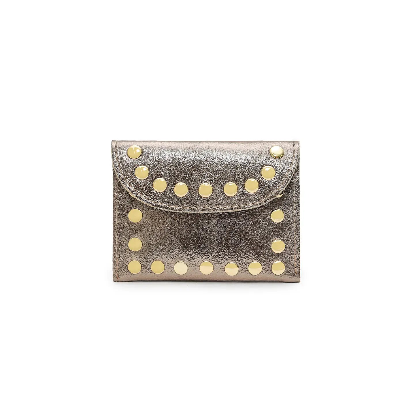 Studded Leather Wallet