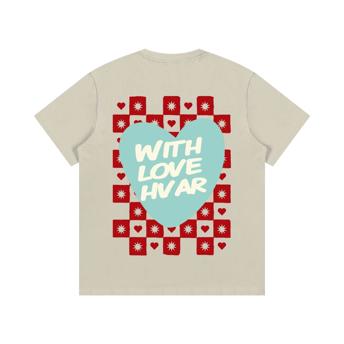 With Love Hvar Blue Heart