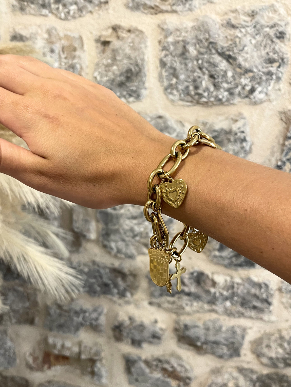 Grb Charm Bracelet Gold -PREORDER