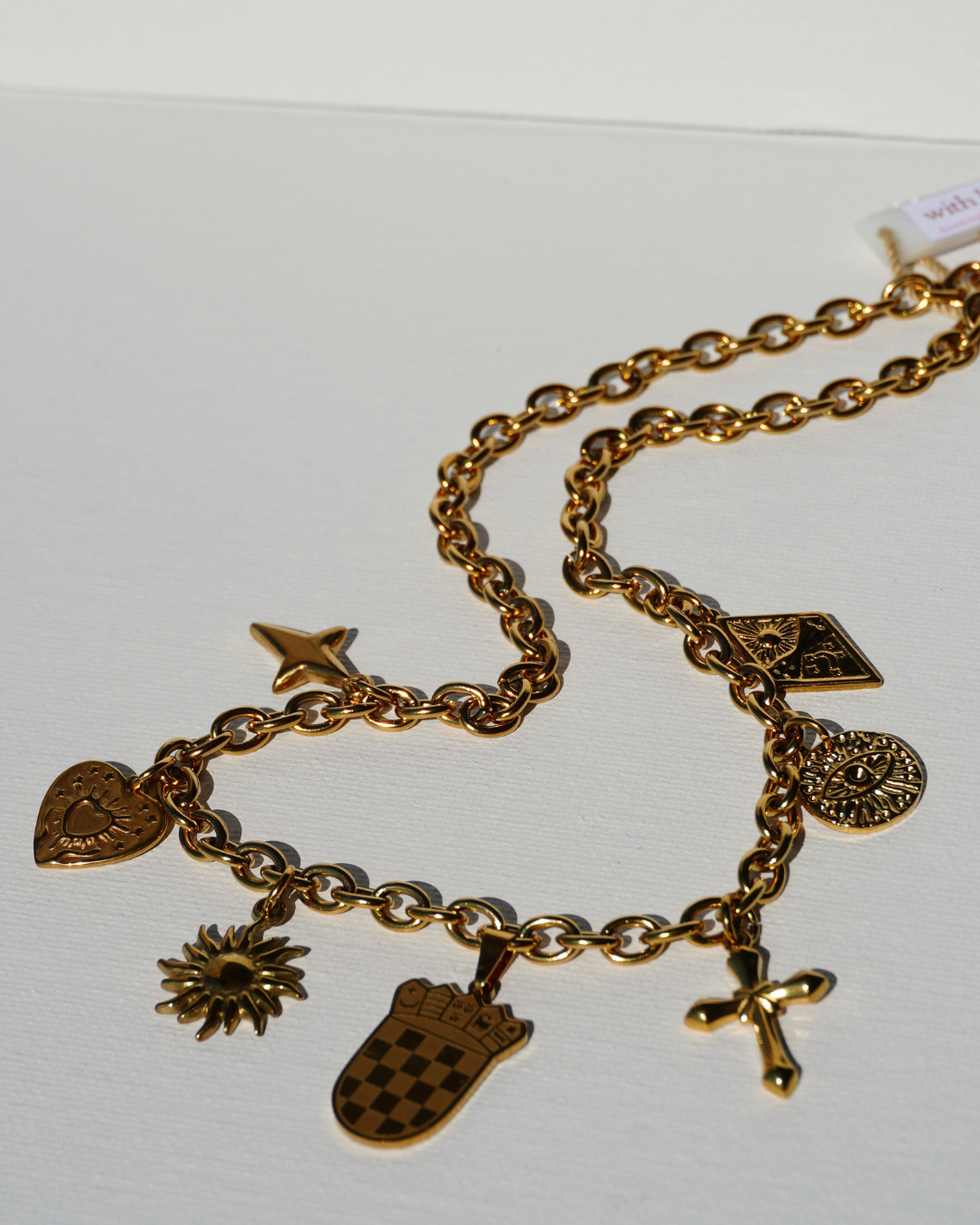 Grb Charm Necklace Gold - PREORDER
