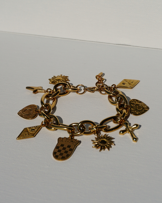 Grb Charm Bracelet Gold -PREORDER