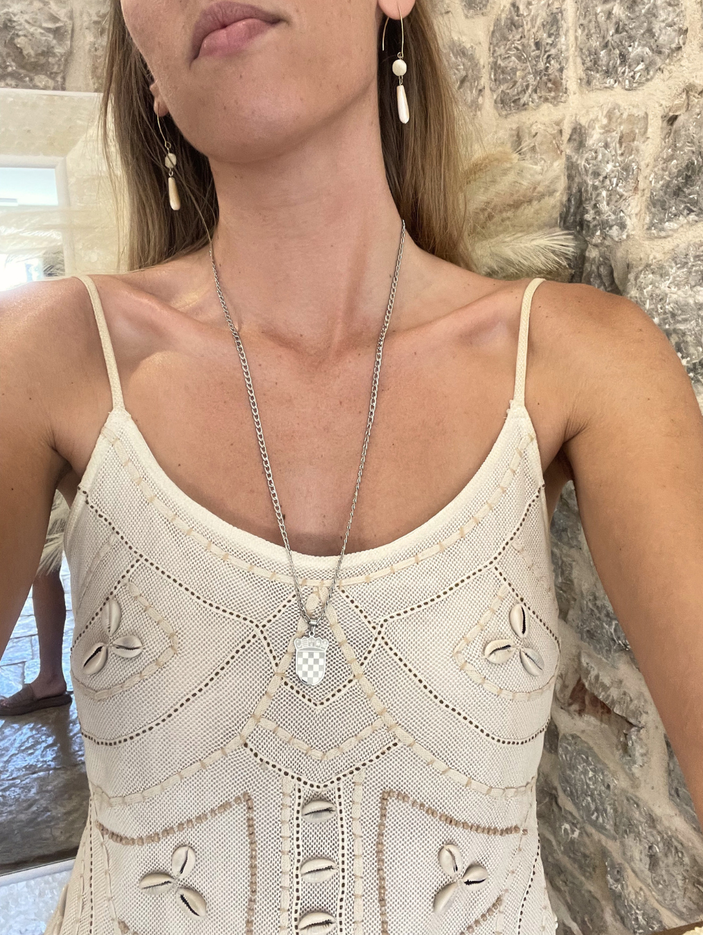 Grb + Cross Necklace Silver - PREORDER