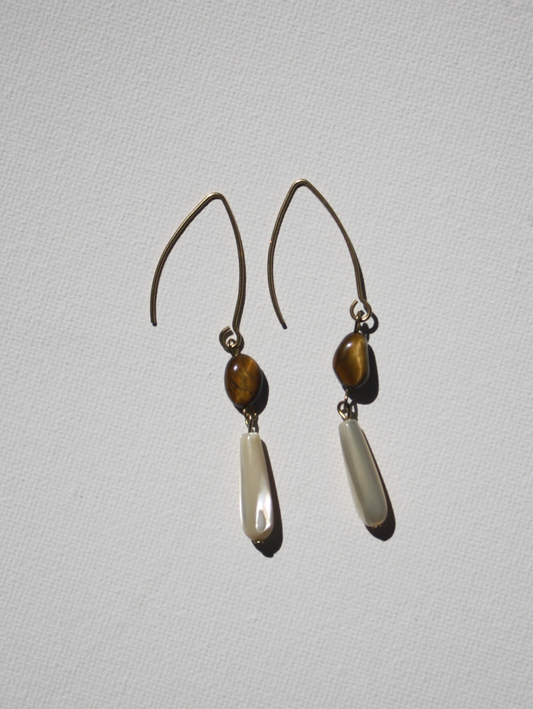 Tigers Eye Earrings