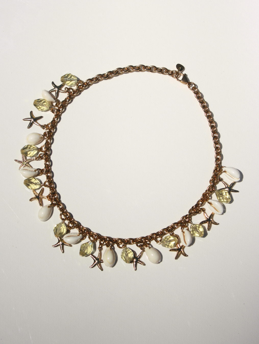 Topaz Necklace Gold