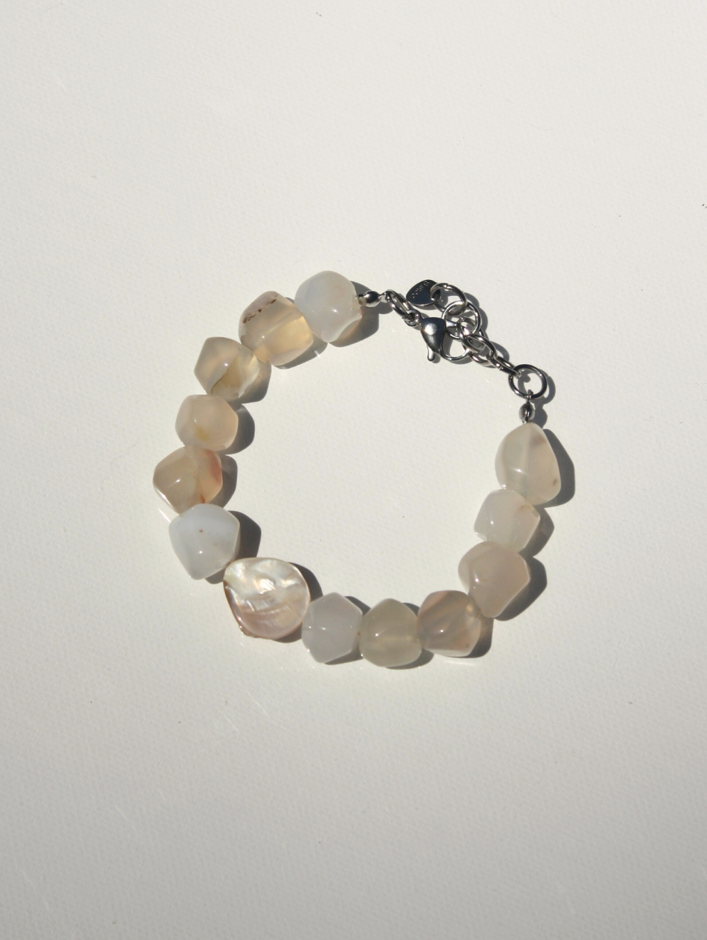 White Agate Bracelet