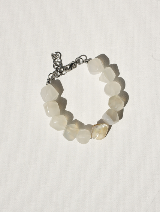 White Agate Bracelet