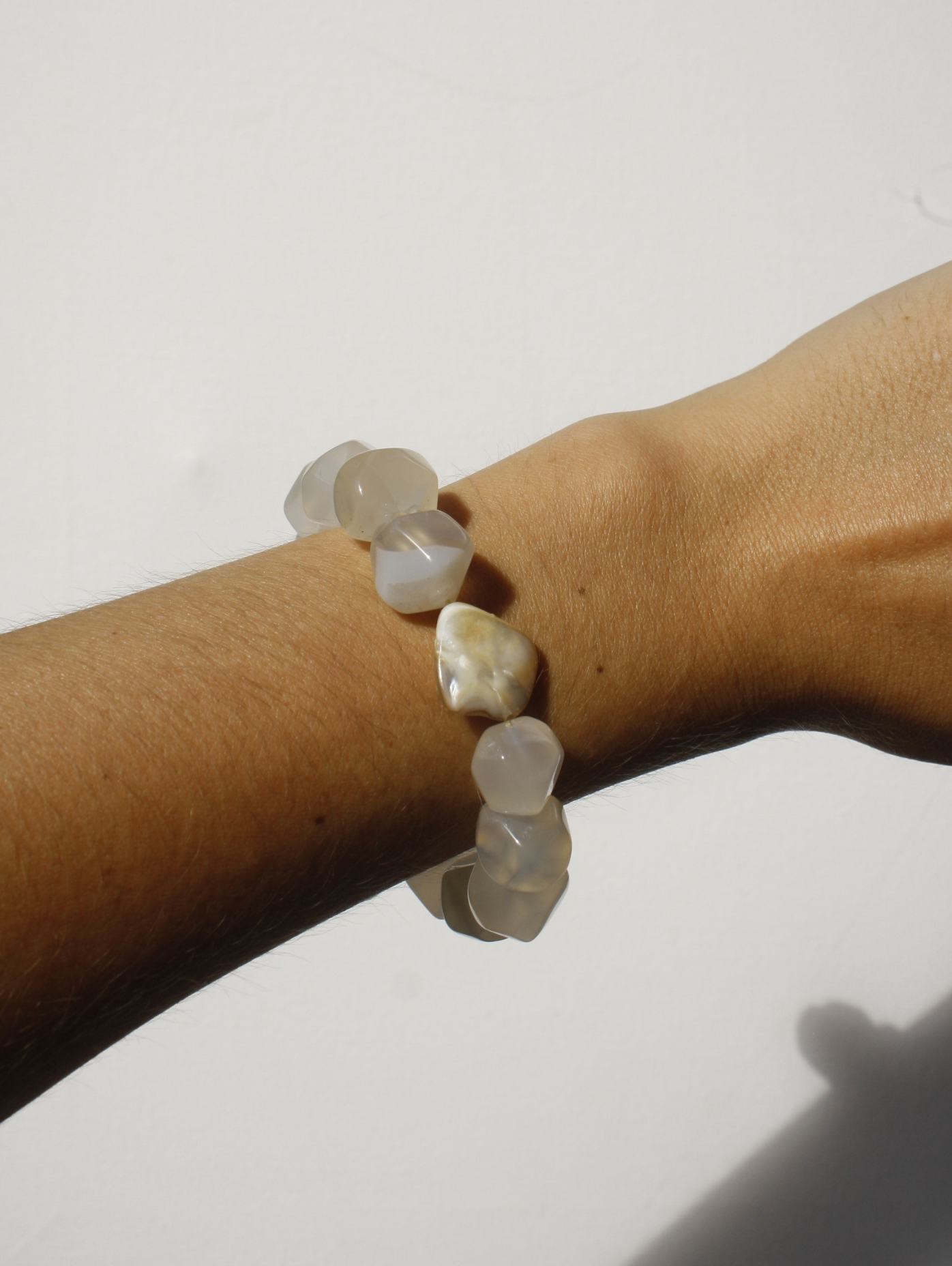 White Agate Bracelet